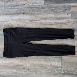 Lululemon Black Leggings with Belt Loops For Belt Bag Size 8